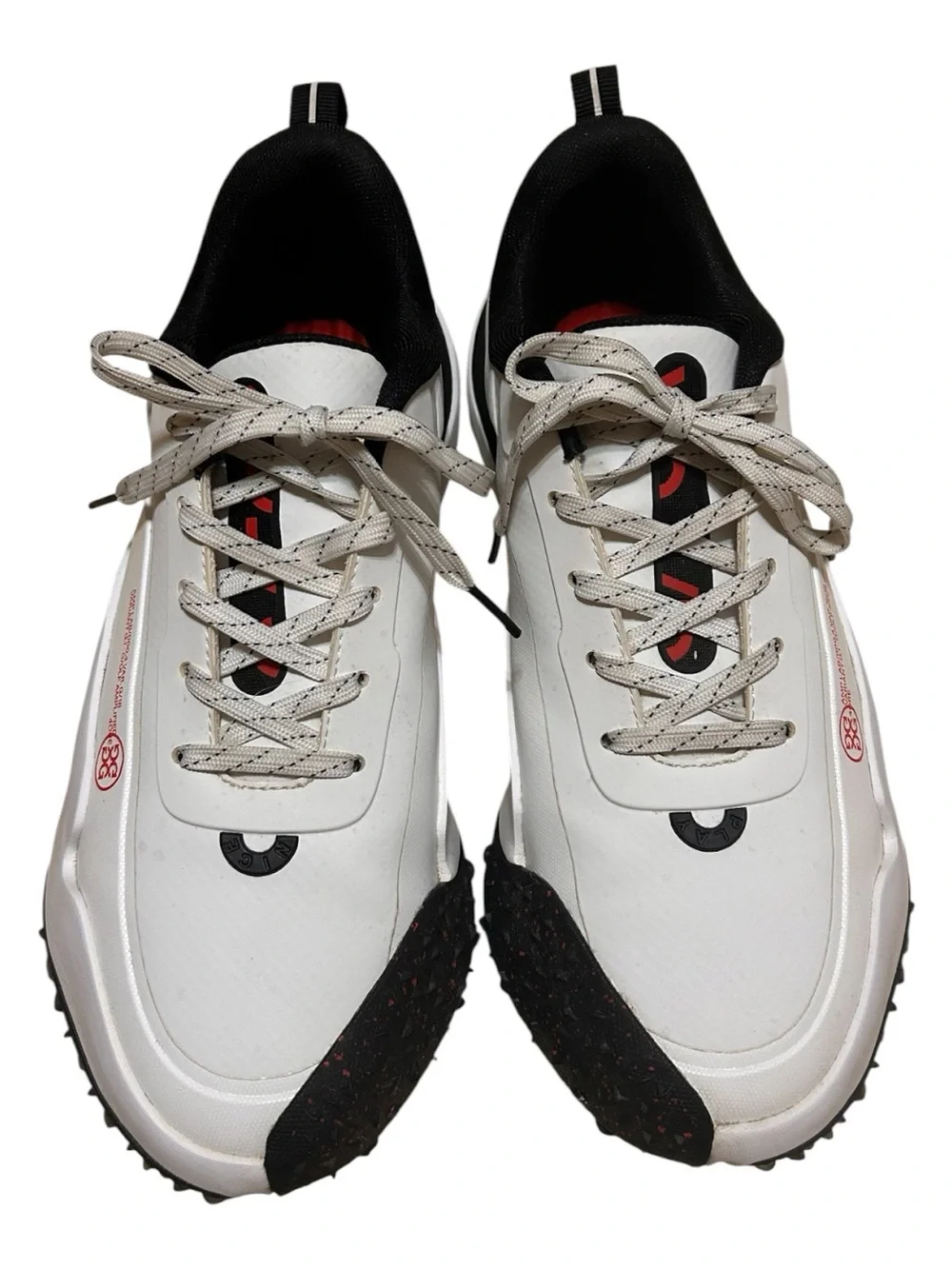 Men’s G/FORE G/18 Golf Shoes - Snow/Onyx EUC size 12
